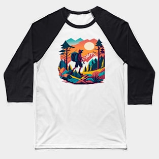 hiking in the wilderness Baseball T-Shirt